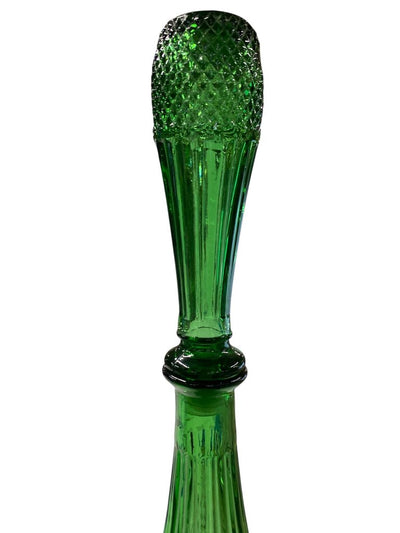 MCM Empoli Green Glass Decanter