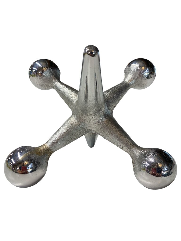 RARE Chrome Jax Bookend or Door Stop