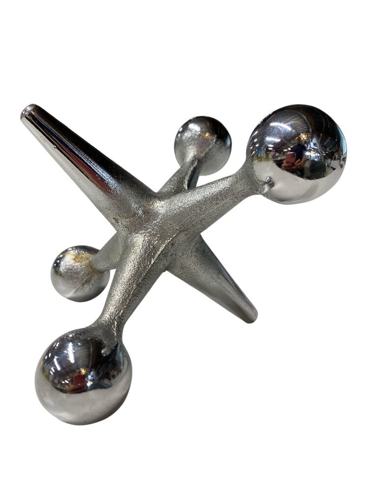 RARE Chrome Jax Bookend or Door Stop