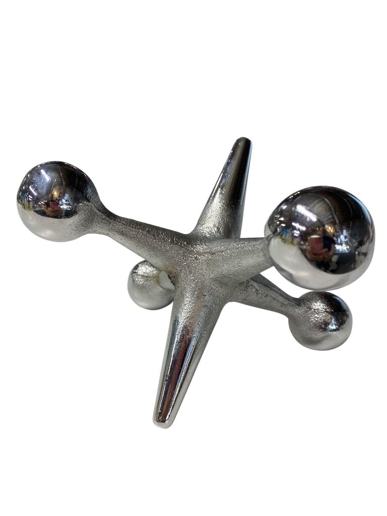 RARE Chrome Jax Bookend or Door Stop