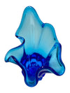 MCM Cobalt Blue Handkerchief Pedestal Vase
