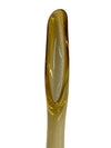 MCM Viking Amber Cabbage Leaf Art Glass Bud Vase