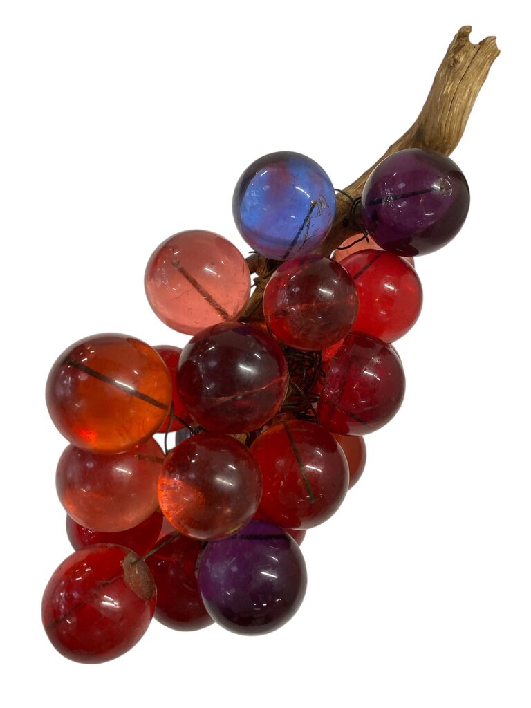 MCM Red/Purple/Blue Lucite Grape Cluster
