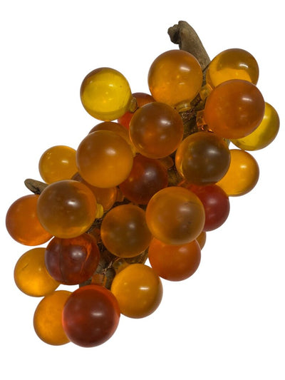 MCM Orange/Yellow Lucite Grape Cluster