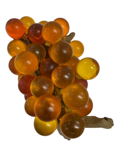 MCM Orange/Yellow Lucite Grape Cluster