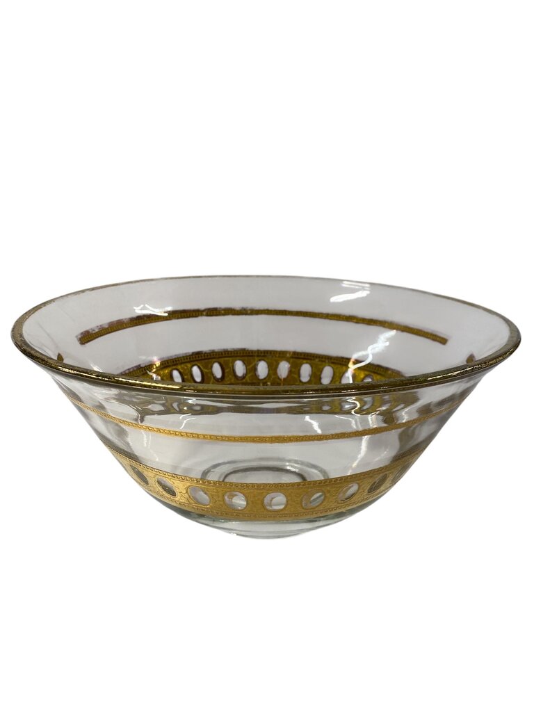 MCM Culver 22K Gold Antigua Punch Bowl