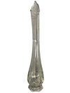 MCM L.E. Smith Crystal Clear 15" Petal Swung Vase