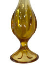 MCM Viking Epic 6 Petal Amber 11" Swung Vase