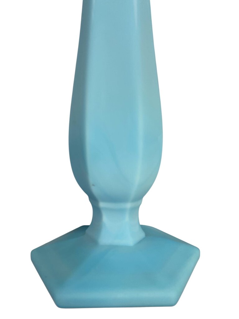 MCM Westmoreland Light Blue Satin Glass Bud Vase