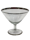 1960's Rosenthal Platinum Rimmed Crystal Champagne Coupes (Set of 12)