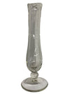 MCM Small Clear Glass Pedestal Swung Vase