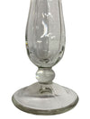 MCM Small Clear Glass Pedestal Swung Vase