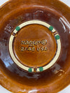 Vintage Stackable Haeger Drip Glaze Pottery Ashtray