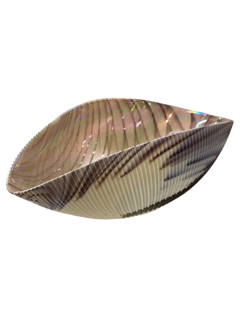 XL Large Murano Glass Bowl in Light Merlot