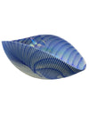XL Large Murano Glass Bowl in Blue