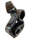 Iridescent Hematite Glazed Abstract Studio Pottery