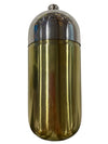 Brass and Chrome Bullet Cocktail Shaker