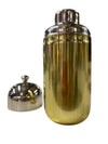 Brass and Chrome Bullet Cocktail Shaker