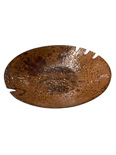 60's Copper Enamel Ashtray