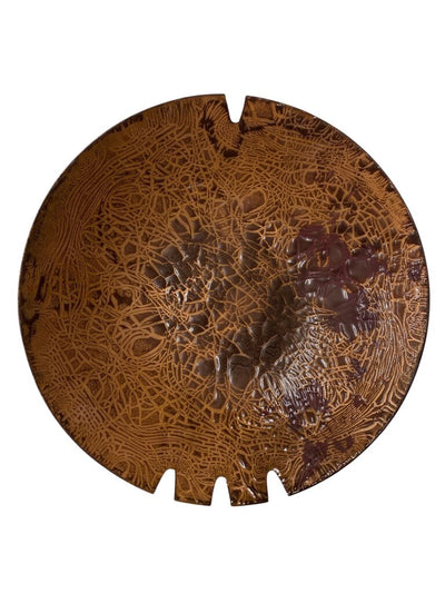 60's Copper Enamel Ashtray