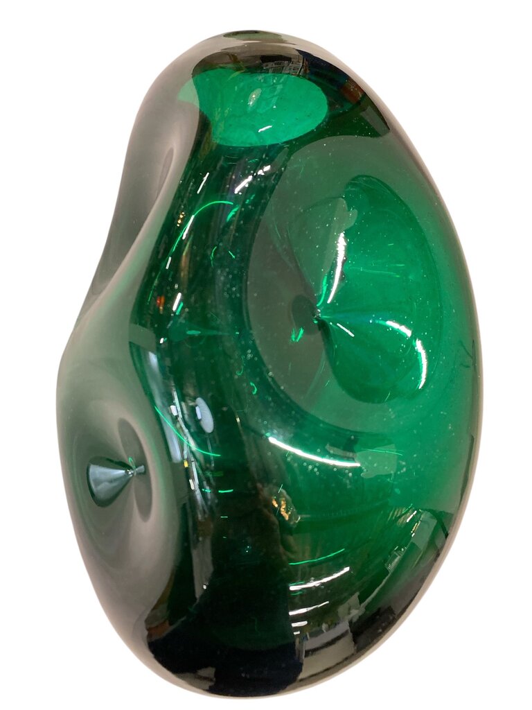 Vintage Blenko Large Green Vase