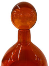 MCM Monumental Viterra Orange Art Glass Decanter