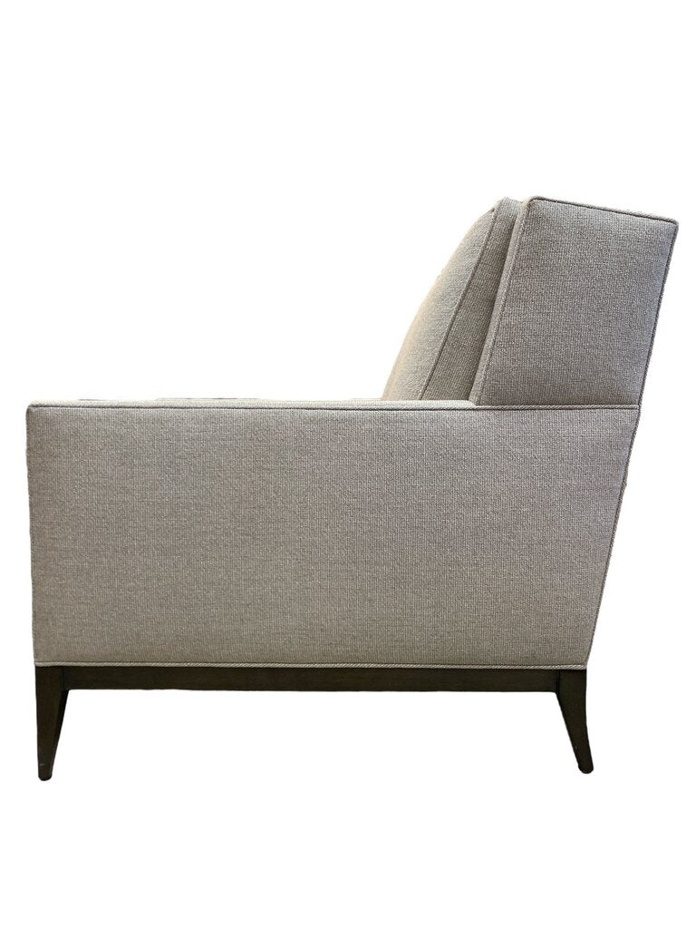 Mid Century Pair of Lines Lounge Chairs by A. Rudin of LA (Set of 2))