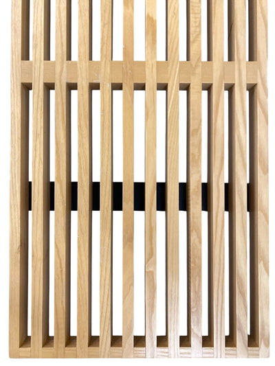 Nelson Mid Century Moderne Slat Bench - (Unmarked)