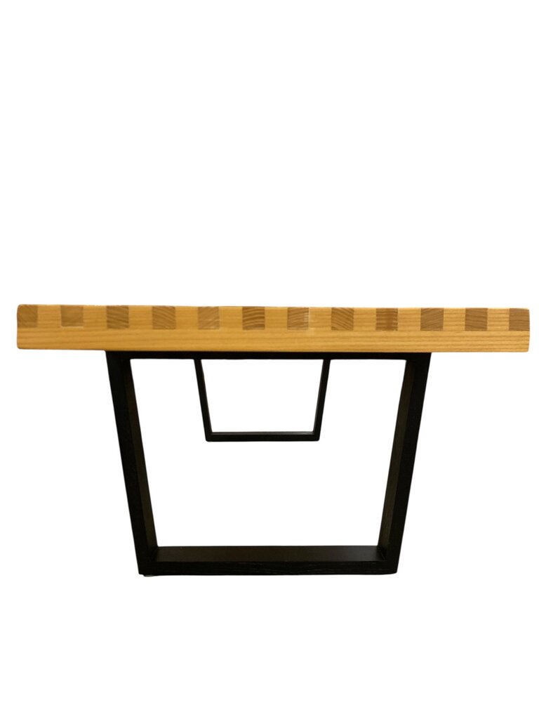 Nelson Mid Century Moderne Slat Bench - (Unmarked)