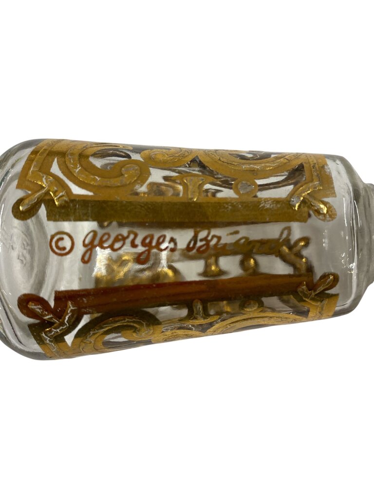 1960's Georges Briard 22K Gold Oil and Vinegar Cruet and Salt Shaker Set (Set of 3)