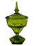 MCM Viking Epic Avocado Green Lidded Candy Dish