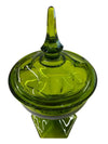 MCM Viking Epic Avocado Green Lidded Candy Dish