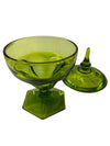 MCM Viking Epic Avocado Green Lidded Candy Dish