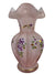 Fenton Signed Pink Melon Charleton Collection Hand Painted Art Vase