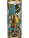 MCM Rare Fred Press Aqua & Gold Trojan Horse Decanter
