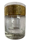 MCM Culver 22K Gold Tyrol Highball and Old Fashioned Glasses (Set of 5)