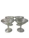 Vintage Manhattan Depression Martini Glasses (Set of 4)
