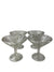 Vintage Manhattan Depression Martini Glasses (Set of 4)