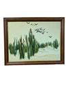 Vintage Paragon's Creative Crewel Stitchery "Morning in the Marshes" by Sheila Prusacki