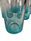 Classic Acrylic Aqua Highball Pool Glasses set of 6