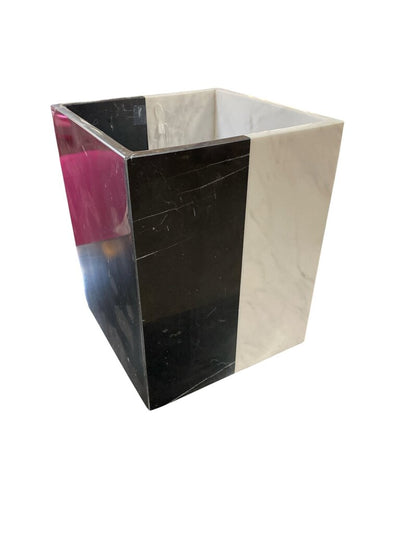 Jonathan Adler Canaan Marble Trash Bin