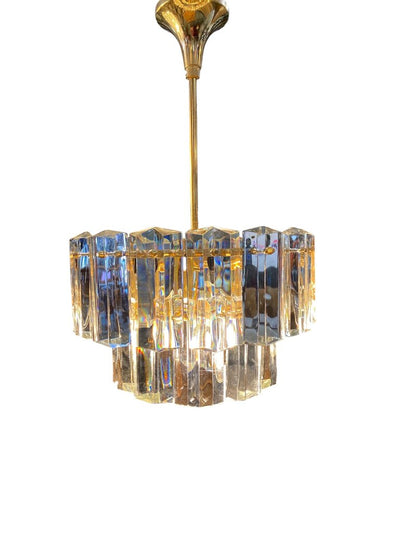 Mid Century RARE 1960's German Kinkeldey Chandelier