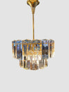 Mid Century RARE 1960's German Kinkeldey Chandelier