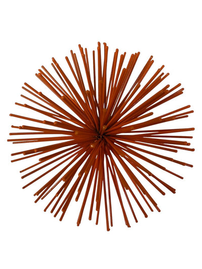 Orange Mid Century Sea Urchin (set of 3)