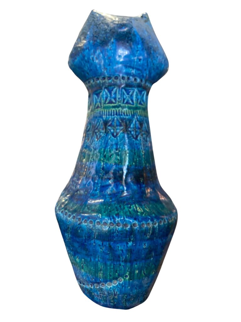 Aldo Londi Bitossi Monumental Kitty Cat Italian Mid Century Ceramic