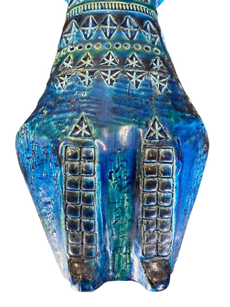 Aldo Londi Bitossi Monumental Kitty Cat Italian Mid Century Ceramic