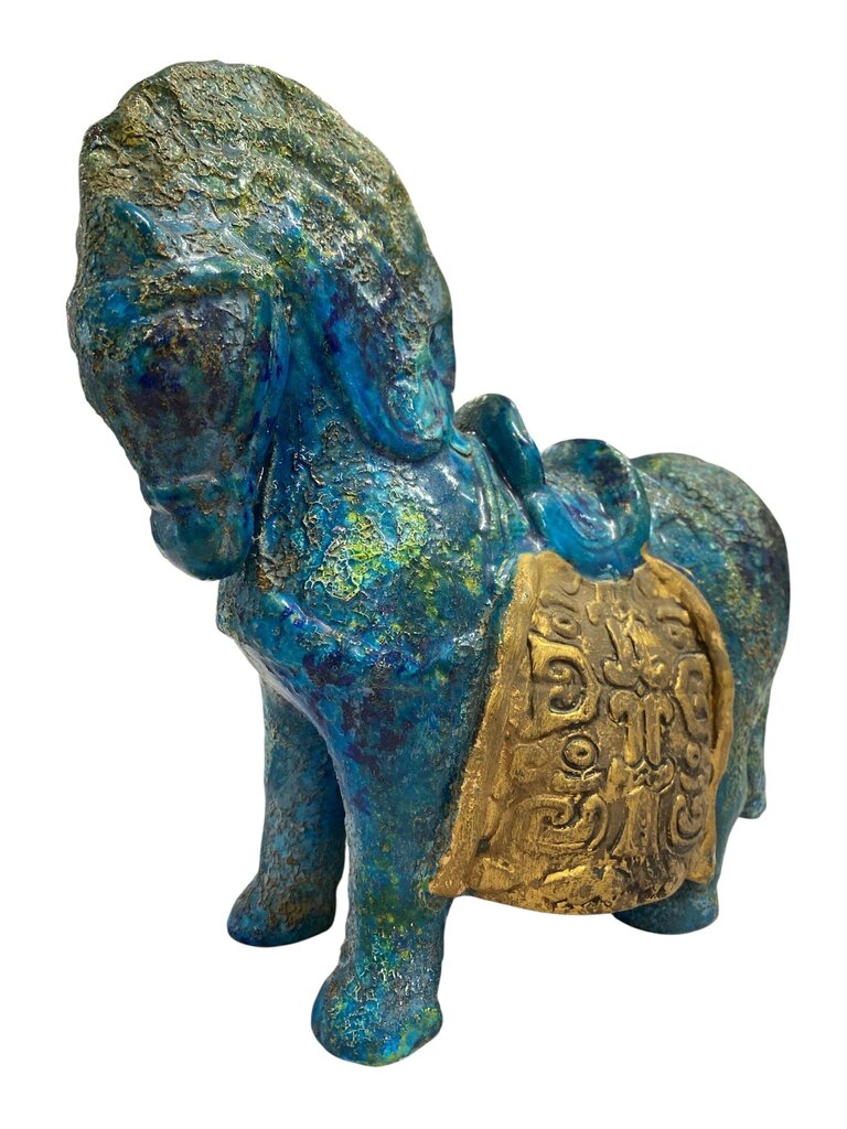 Bitossi - Netter Monumental Horse Italian Mid Century Ceramic Regency