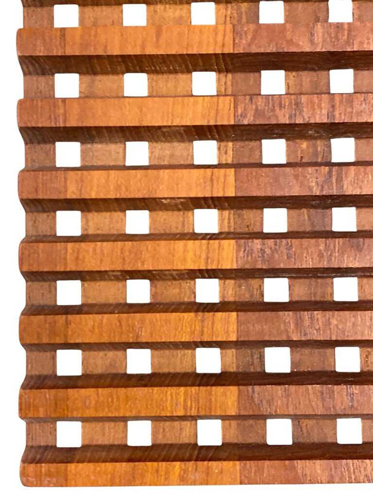 Dansk Duo of Teak Trivets - Natural Aged Patina (Set of 2)