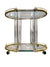 Lucite MCM Regency Lucite and Brass Bar Cart (FABULOUS)