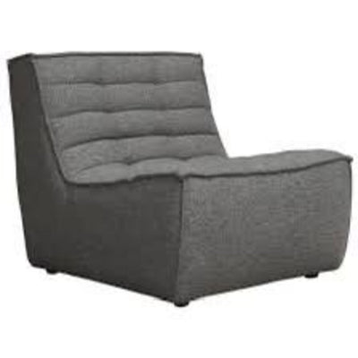 Sculptural Quilted Sectional Lounge Chair